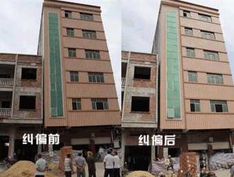 新乡牧野区倾斜纠正