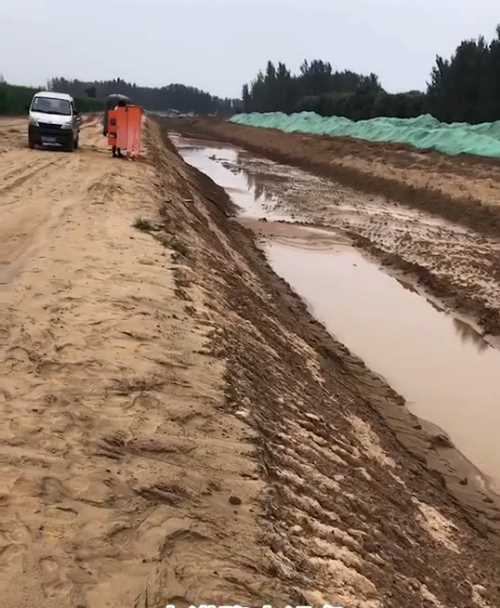 新乡牧野区河道降水